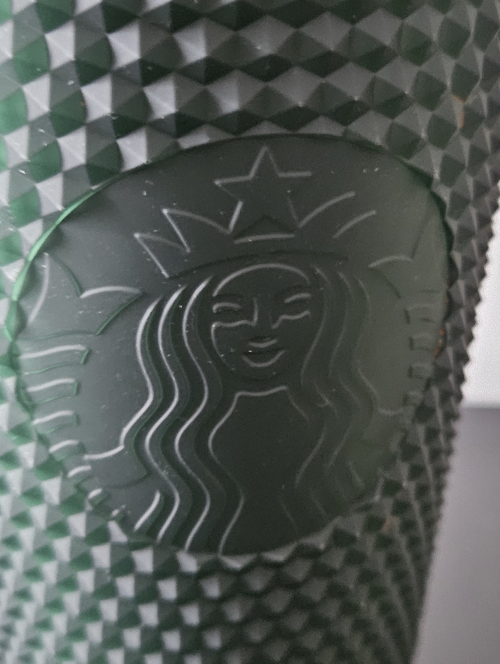 STARBUCKS TUMBLER SET PINK OMBRE 24 OZ AND DARK GREEN 16 OZ - Picture 4 of 7